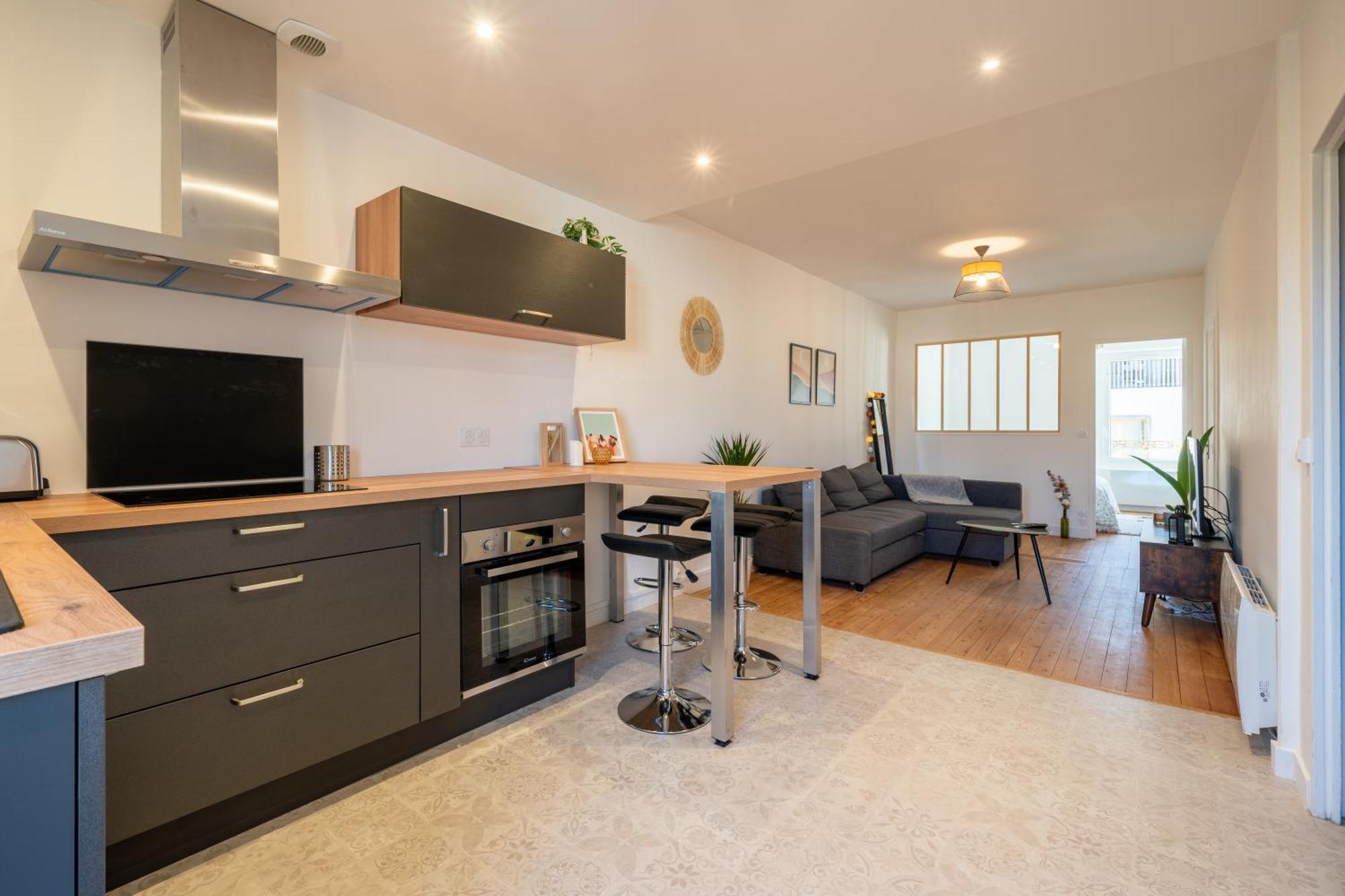 Apartment T2 Cosy A Deux Pas De La Gare Nantes